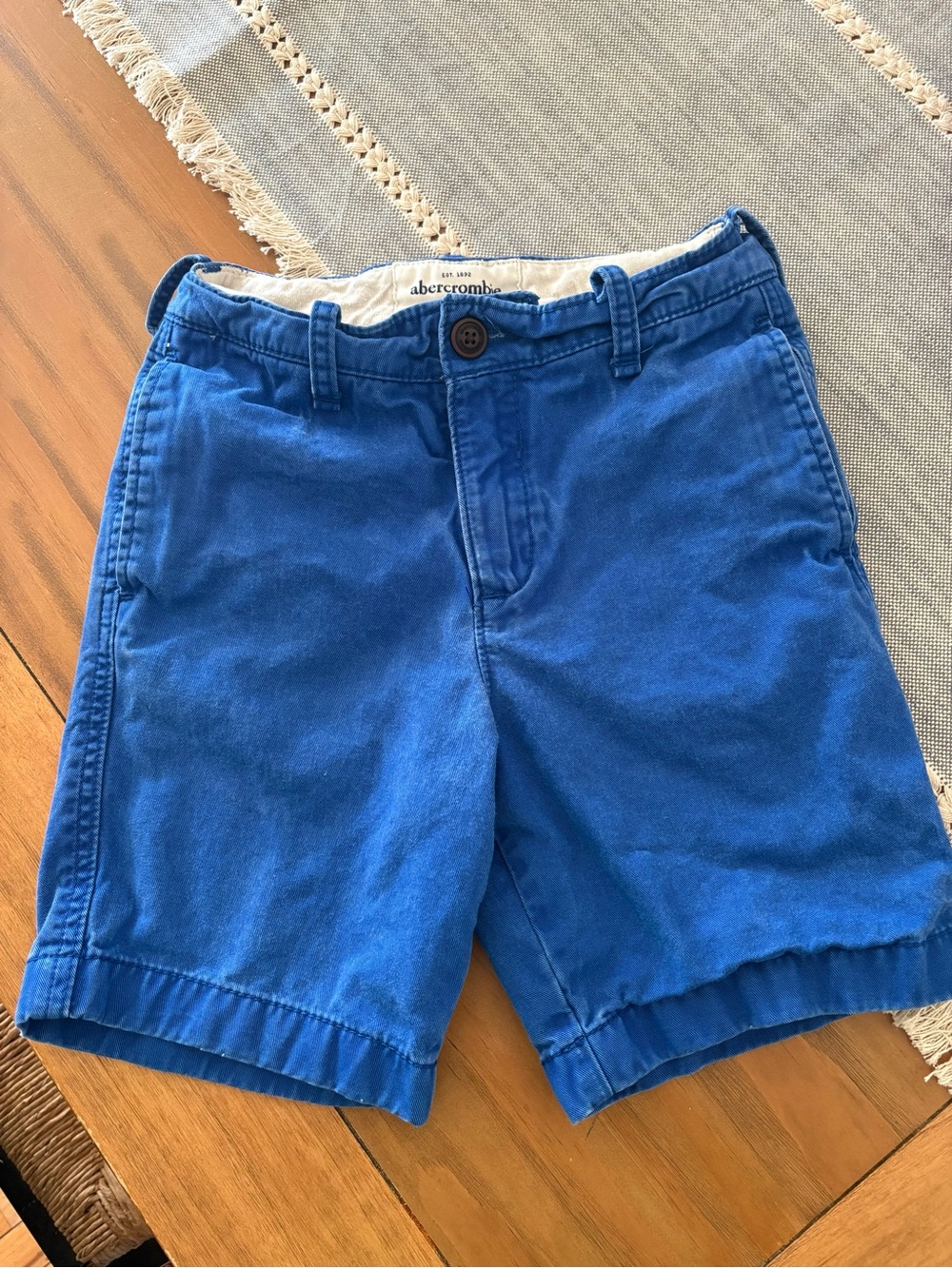Abercrombie & Fitch Royal Blue Kids Chino Shorts